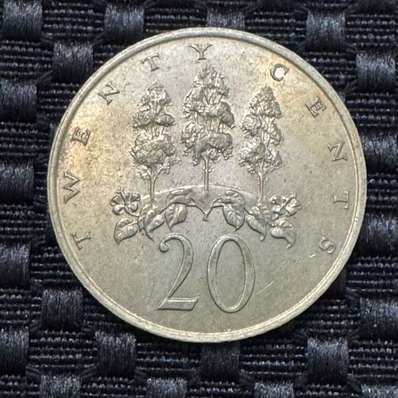 JAMAICA ( Wide Legend) KM48  1969 20 CENTS  COIN Ungraded FIRST INDEPENDENT COIN - Picture 7 of 7
